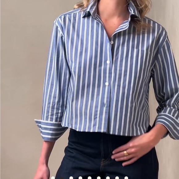 Banana Republic Boxy cropped shirt in size XL. New with tags - Picture 7 of 8